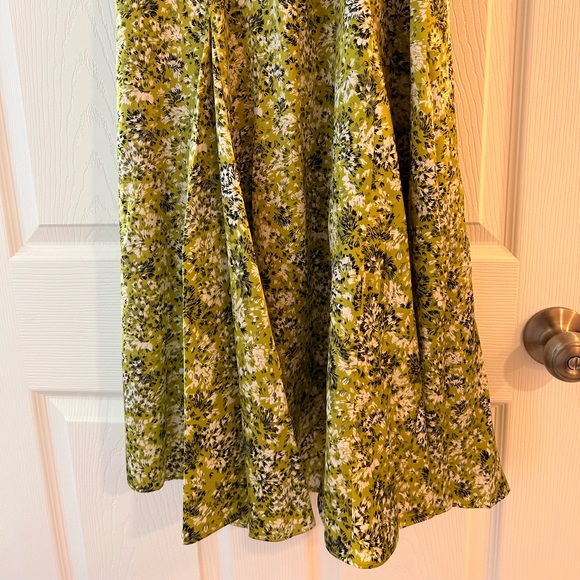 NWOT Cinq a Sept Green Guinevere Silk Strapless Midi Dress SZ 2 - Picture 6 of 7